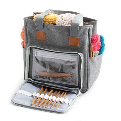 Yarn Tote With Front Pocket 1 Yarn Tote With Front Pocket