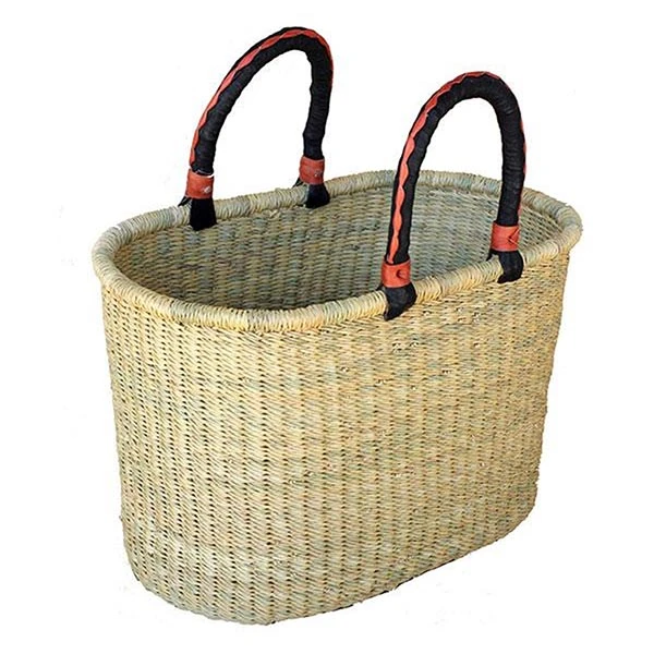 African Fair Trade Basket - Natural Oval(African Fair Trade Basket Natural Oval) 1 African Fair Trade Basket - Natural Oval(African Fair Trade Basket Natural Oval)