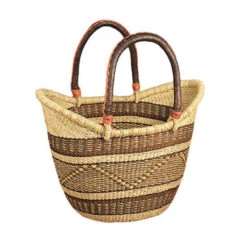 African Fair Trade Basket -Shopping Tote(African Fair Trade Basket Shopping Tote)