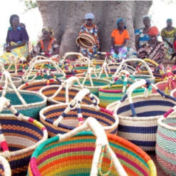 African Fair Trade Basket - Oval(African Fair Trade Basket Oval) -Woolery Shop Basket Competition 04047