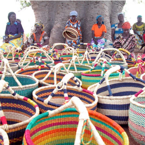 African Fair Trade Basket - Natural Round(African Fair Trade Basket Natural Round) 3 African Fair Trade Basket - Natural Round(African Fair Trade Basket Natural Round) - Image 3