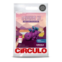 Circulo Amigurumi Kit - Baby Stegosaurus