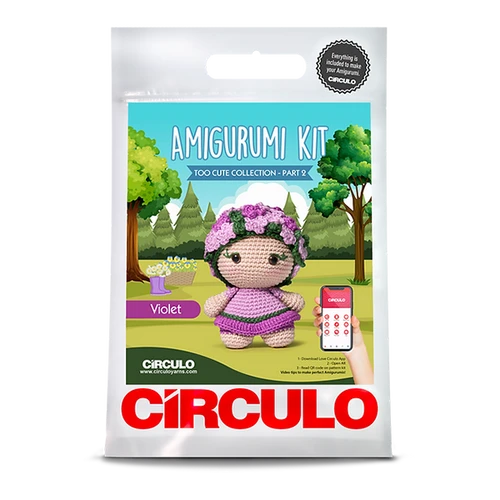 Circulo Amigurumi Kit - Violet 1 Circulo Amigurumi Kit - Violet