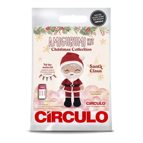 Circulo Amigurumi Kit - Santa Claus 2023 1 Circulo Amigurumi Kit - Santa Claus 2023