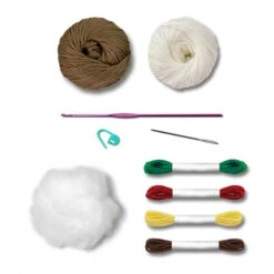 Circulo Amigurumi Kit - Gingerbread Man 2023 -Woolery Shop CIR 435210 03b 14240.1687884052