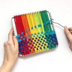 Potholder Loom Kit By Friendly Loom(Potholder Loom Kit By Friendly Loom) -Woolery Shop HAR F550c 25399