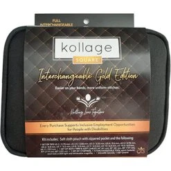 Kollage Square Interchangeable Gold Edition Knitting Needle Set(Kollage Square Interchangeable Gold Edition Knitting Needle Set)