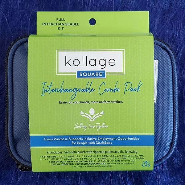 Kollage Square Interchangeable Combo Pack Knitting Needle Set(Kollage Square Interchangeable Combo Pack Knitting Needle Set) 1 Kollage Square Interchangeable Combo Pack Knitting Needle Set(Kollage Square Interchangeable Combo Pack Knitting Needle Set)