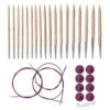 Options Interchangeable Sunstruck Circular Knitting Needle Set(Options Interchangeable Sunstruck Circular Knitting Needle Set)