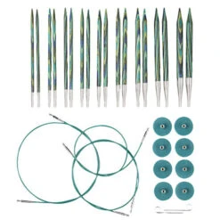 Options Interchangeable Caspian Circular Knitting Needle Set(Options Interchangeable Caspian Circular Knitting Needle Set)