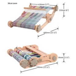 Ashford Knitters Loom(Ashford Knitters Loom) -Woolery Shop KnittersLoom Dimensionsc 48197