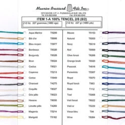 Maurice Brassard Tencel 8/2 Yarn Color Card(Maurice Brassard Tencel 8 2 Yarn Color Card)