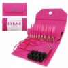 LYKKE Blush 3.5" Interchangeable Knitting Needle Set - Magenta Basketweave(Lykke Blush 3 5 Interchangeable Knitting Needle Set Magenta Basketweave)