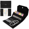 LYKKE Colour 5.0" Interchangeable Knitting Needle Set - Black Suede
