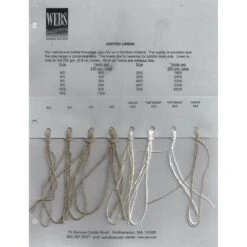 Undyed Linen Yarn Color Card(Undyed Linen Yarn Color Card)