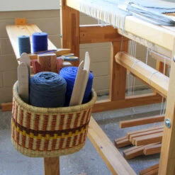 African Market Basket - Loom(African Market Basket Loom) 9 African Market Basket - Loom(African Market Basket Loom) -Woolery Shop Loom Basket 5 00777