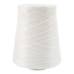 Mercerized Egyptian Perle Bleached Cotton Yarn - 10/2