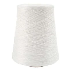 Mercerized Egyptian Perle Bleached Cotton Yarn - 16/2(Mercerized Egyptian Perle Bleached Cotton Yarn 16 2)