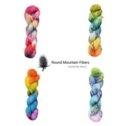Round Mountain Fibers Spruce Fingering Yarn(Round Mountain Fibers Spruce Fingering Yarn)