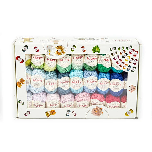 50 Happy Cotton Yarn Colors In A Box(50 Happy Cotton Yarn Colors In A Box) 1 50 Happy Cotton Yarn Colors In A Box(50 Happy Cotton Yarn Colors In A Box)