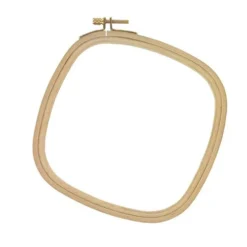 Square Wood Embroidery Hoop - 8"