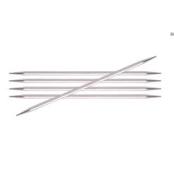 Nova Cubics Platina Double Pointed 6" Sock Needle Set 5 Nova Cubics Platina Double Pointed 6" Sock Needle Set -Woolery Shop SPI 517996 41907.1557249106