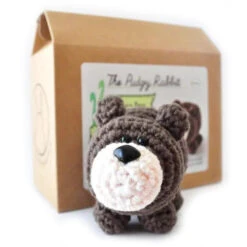 The Pudgy Rabbit Crochet Kit - Mini Bear 5 The Pudgy Rabbit Crochet Kit - Mini Bear -Woolery Shop TPR SQ1274505 62076.1679148134