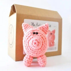 The Pudgy Rabbit Crochet Kit - Pig 6 The Pudgy Rabbit Crochet Kit - Pig -Woolery Shop TPR SQ4831365 89669.1698069848