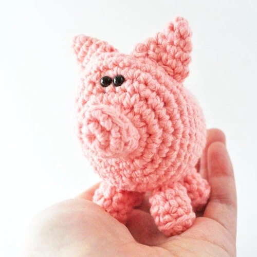 The Pudgy Rabbit Crochet Kit - Pig 1 The Pudgy Rabbit Crochet Kit - Pig