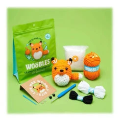 The Woobles Beginner Crochet Kit - Felix The Fox
