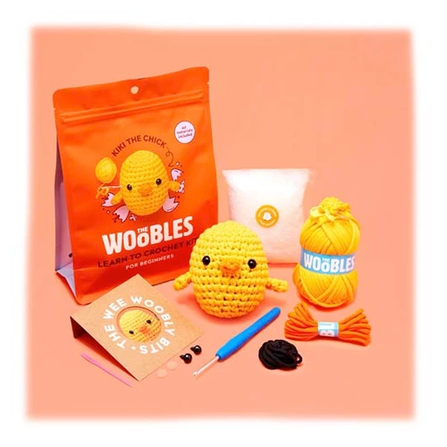 The Woobles Beginner Crochet Kit - Kiki The Chick 1 The Woobles Beginner Crochet Kit - Kiki The Chick