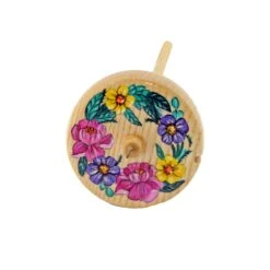 Galina Hand Painted Drop Spindle - Flowers(Galina Hand Painted Drop Spindle Flowers)
