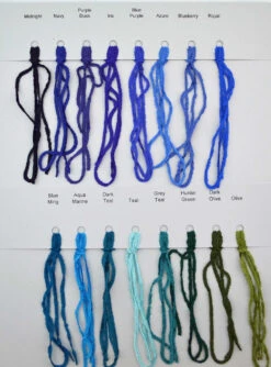 Rayon Chenille Yarn Color Card(Rayon Chenille Yarn Color Card) -Woolery Shop rayon chen 3 46177