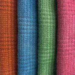 Weeks Dye Works Wool Fabric Sample Ring Card 3 - Glen Plaid